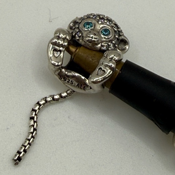 Psandora Jewelry - Pandora Gorgeous Monkey e Beautiful Blue Eyes & Moving Tail!!